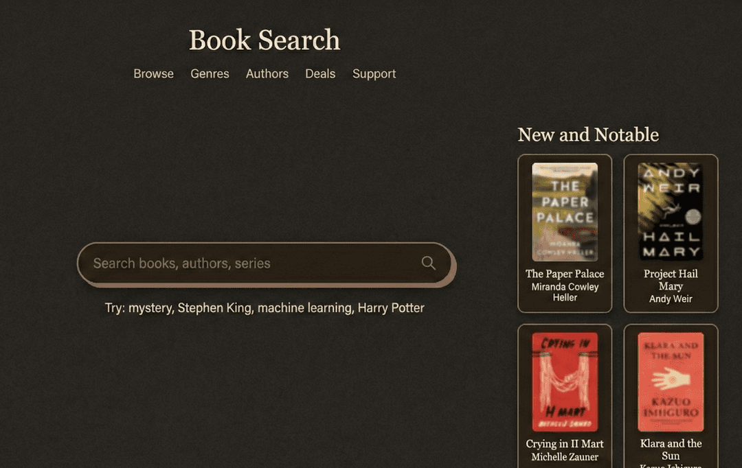Book Search System using DynamoDB